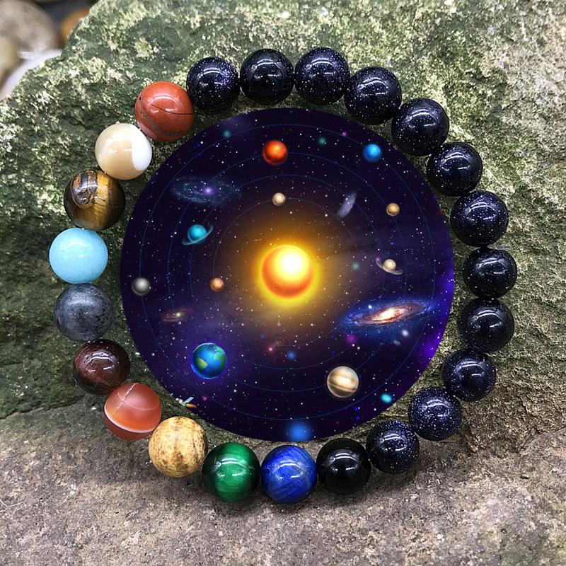 Galaktisches Armband aus Naturstein | StellarCraft