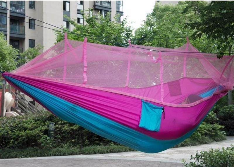 Hängematte mit Moskito-Netz für Camper – Fallschirmmaterial