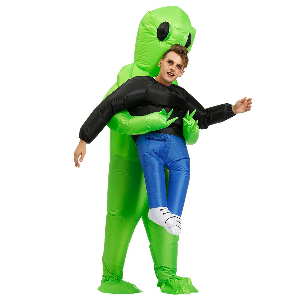 Lustiges Alien-Entführungs-Kostüm für Erwachsene und Kinder