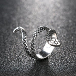 Schlangenring in Silber - Elegantes Schmuckstück