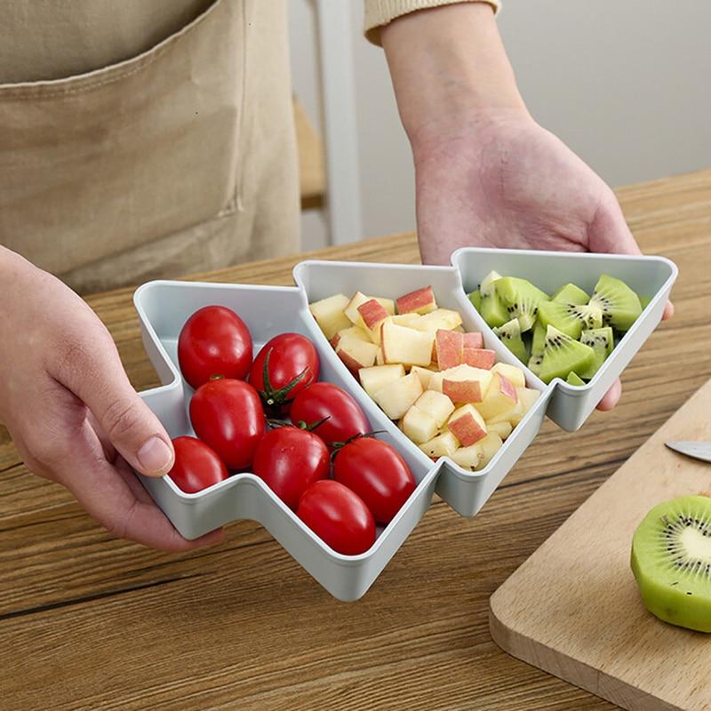 Snackschale in Form eines Weihnachtsbaums