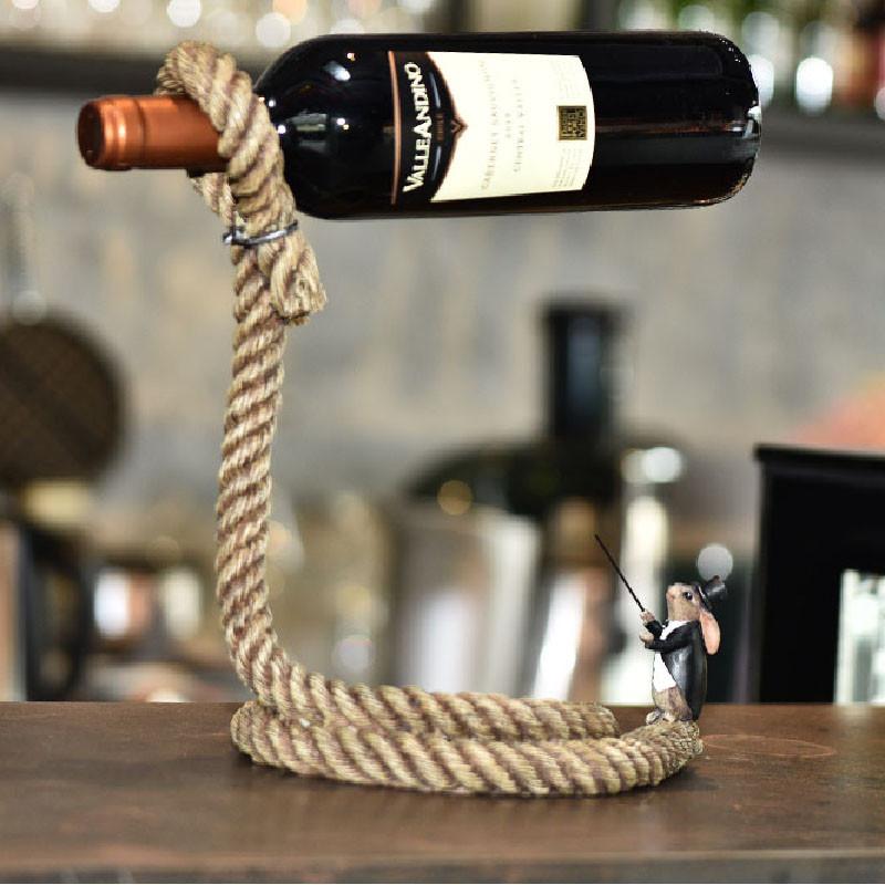 Der elegante Weinhalter aus Seil | SavorStyle