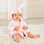Soft hooded towel for children with cute design