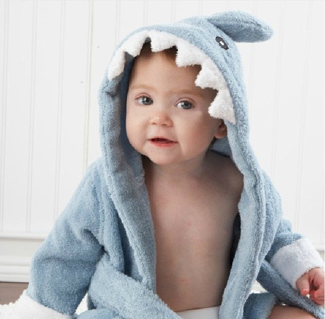 Kapuzenhandtuch mit tierischem Design für Kinder