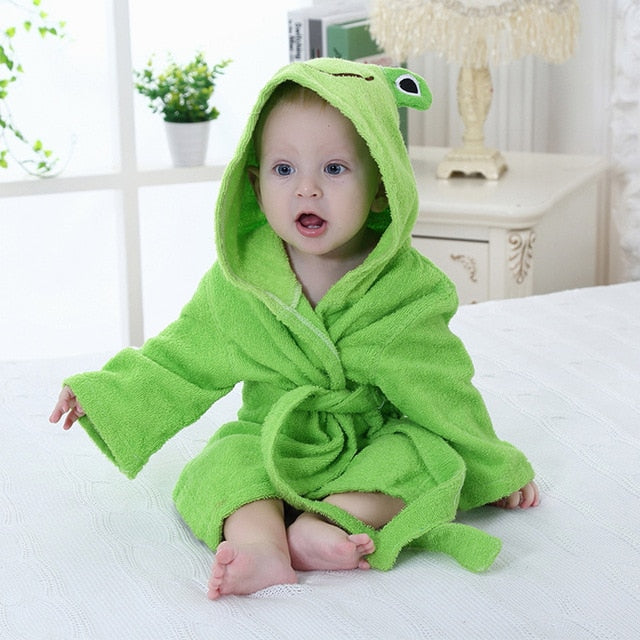 Kapuzenhandtuch mit tierischem Design für Kinder