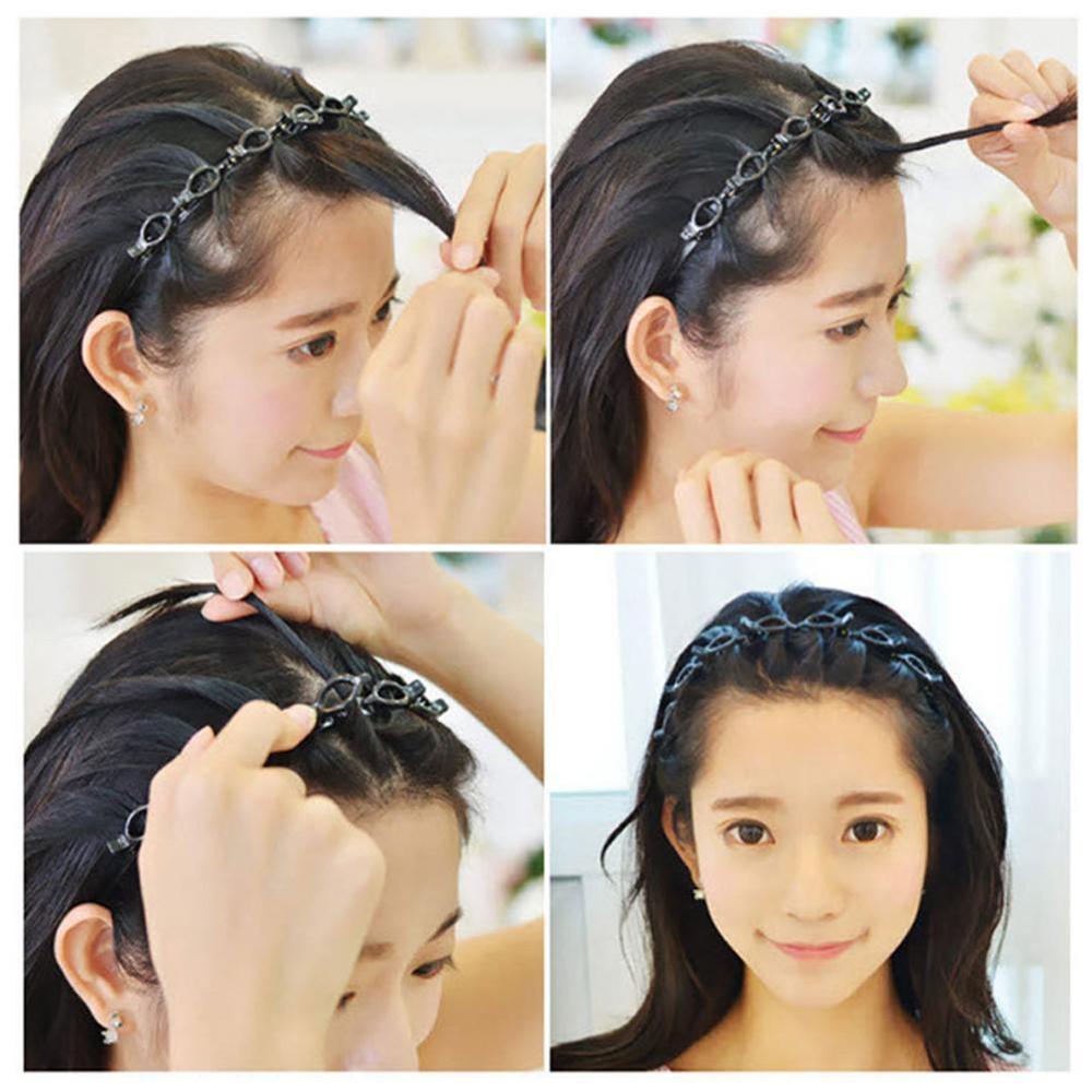 Elegante Haarnadel für Doppelte Ponyfrisuren