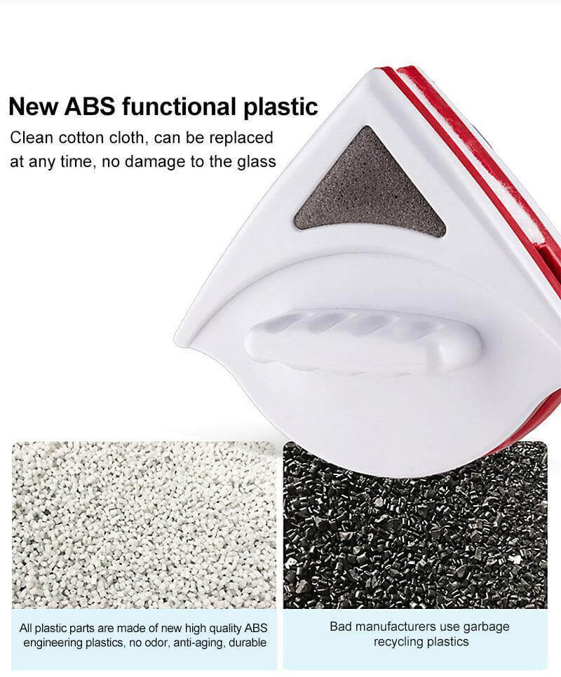 Seitenfenster-Reinigungsbürste mit Magnet – Glasreinigungstool