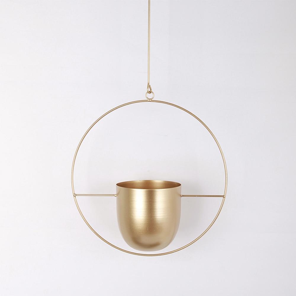 Eleganter Metallpflanzenhalter für Wand oder Decke – FloraFrame