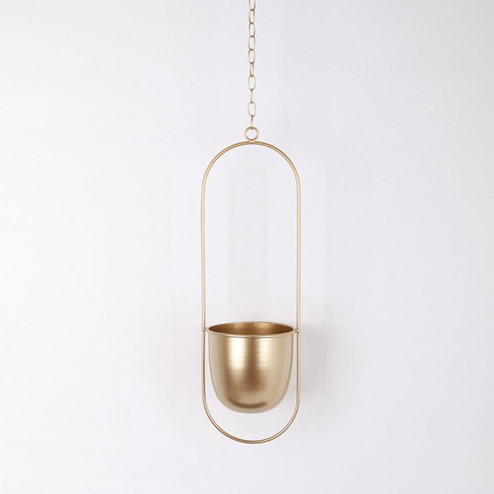 Eleganter Metallpflanzenhalter für Wand oder Decke – FloraFrame