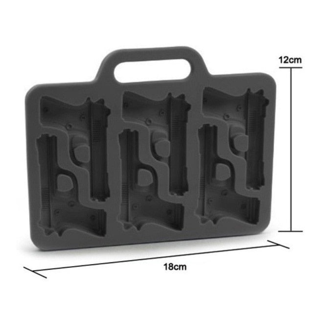 3D Eiswürfelform in Totenkopf-Design