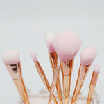 7-teiliges Set Contouring Make-up Pinsel in Roségold