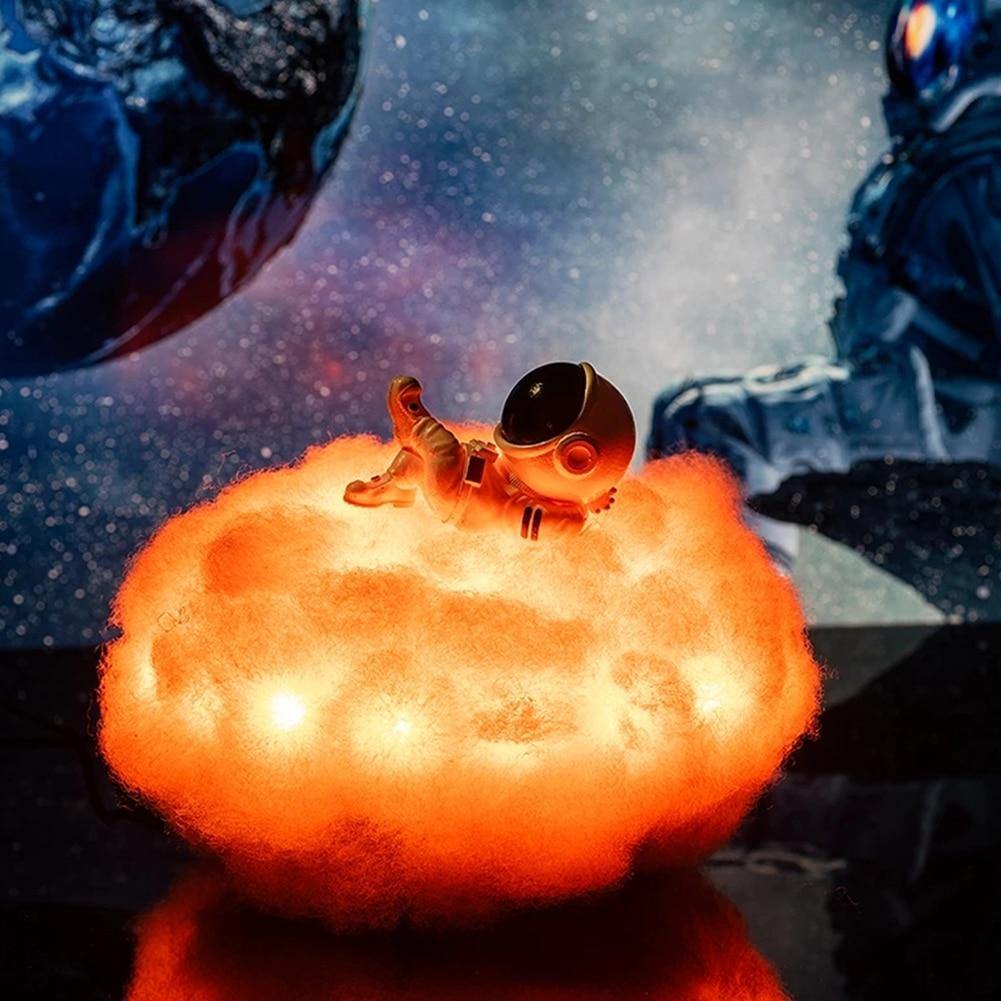 Bunte Wolken-Nachtlampe für Astronauten