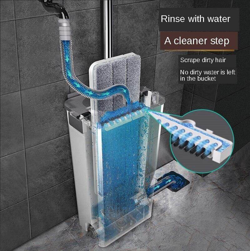 Einfache Reinigung Nassen Mop ohne Hände trocknen – Fauler Mop
