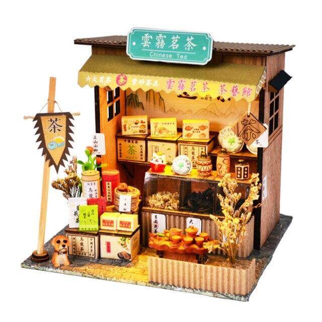 Einzigartiges DIY Holz-Stil Orientalisches Handgebautes Haus