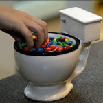 Lustige Keramiktasse im Toilettendesign mit Griff
