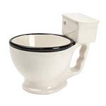 Lustige Keramiktasse im Toilettendesign mit Griff