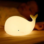 Sanfte Wal-Nachtlampe mit Farbwechsel-LED – Touch-Steuerung, USB
