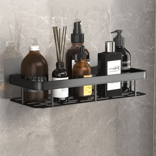 Stylische Badezimmerregale mit starken Saugknöpfen