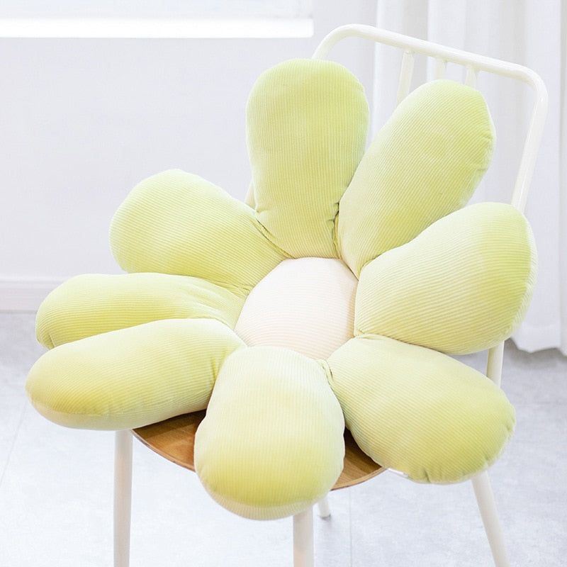 Daumenkissen mit flauschigem Gänseblümchen-Motiv