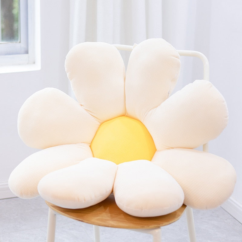 Daumenkissen mit flauschigem Gänseblümchen-Motiv