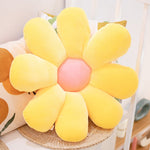 Daumenkissen mit flauschigem Gänseblümchen-Motiv