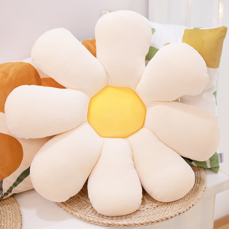 Daumenkissen mit flauschigem Gänseblümchen-Motiv