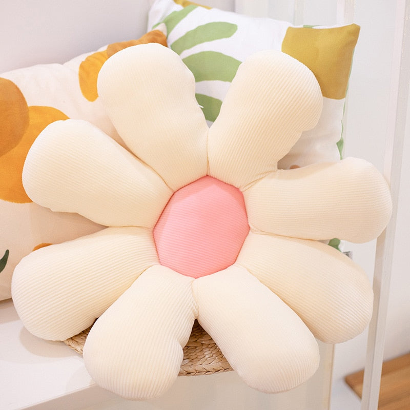 Daumenkissen mit flauschigem Gänseblümchen-Motiv