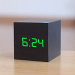 Square LED Alarm Clock with Versatile Functions