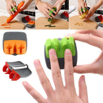 Gemüse- und Obstschäler mit doppeltem Fingergriff