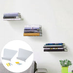 2er Set unsichtbare Wandregalhalter | SpaceSaver