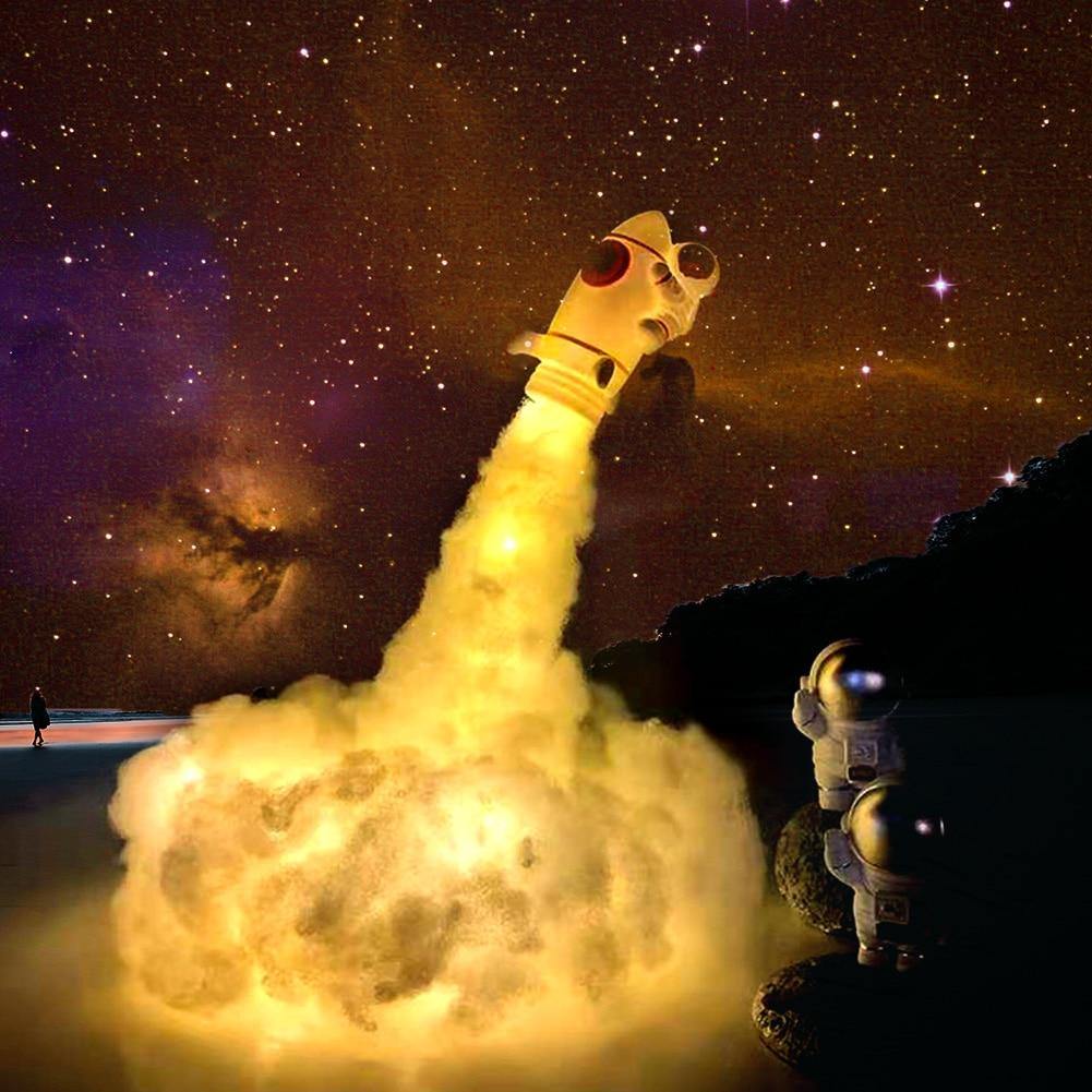 Bunte Wolken-Nachtlampe für Astronauten