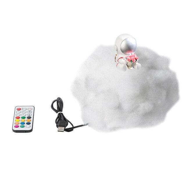 Bunte Wolken-Nachtlampe für Astronauten