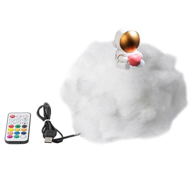 Bunte Wolken-Nachtlampe für Astronauten
