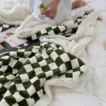 Gestreifte Decke