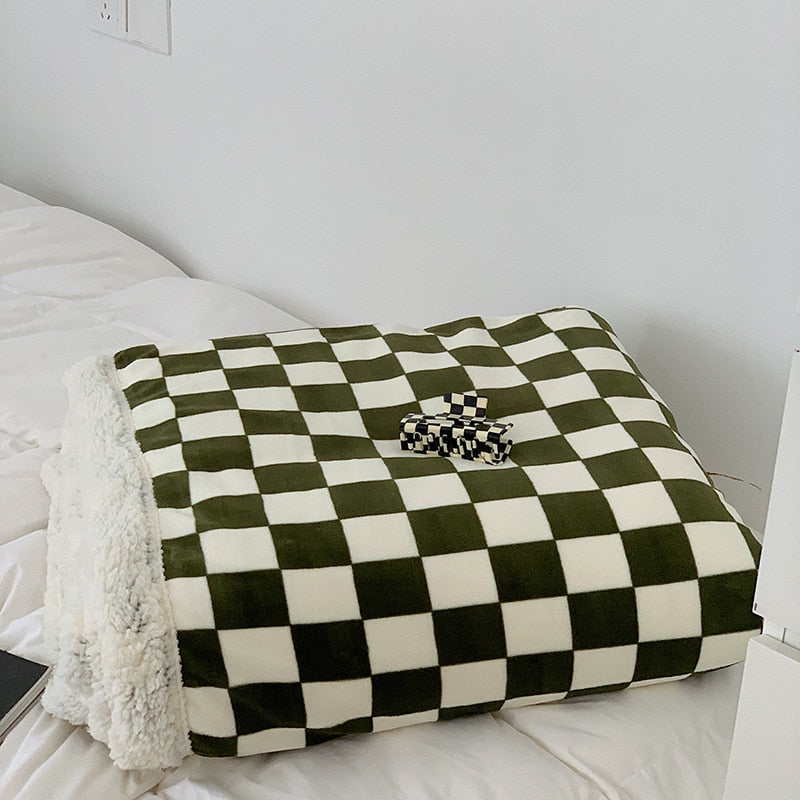 Gestreifte Decke