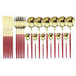 Elegantes 24-teiliges Besteckset für besondere Anlässe