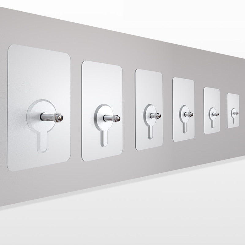 Strong Adhesive Hooks for Versatile Applications – 10 Pieces