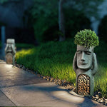 Gartenblumentopf Statue von der Osterinsel