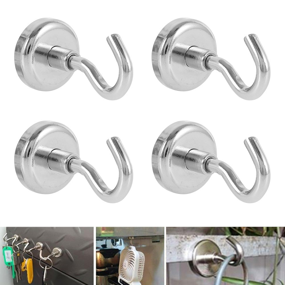 4 leistungsstarke Magnet-Haken für vielseitige Anwendungen