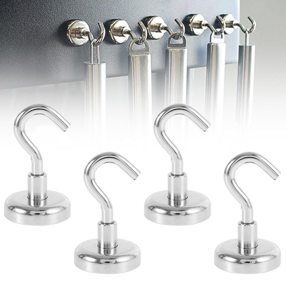 Starke Magnetische Haken im 4er Set