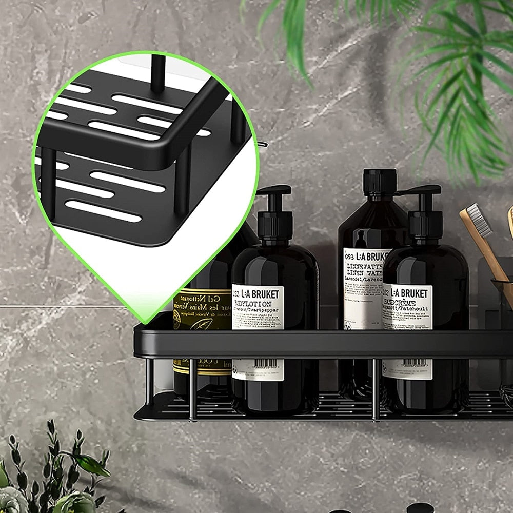 Stylische Badezimmerregale mit starken Saugknöpfen