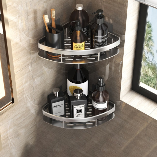 Stylische Badezimmerregale mit starken Saugknöpfen