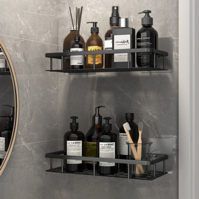 Stylische Badezimmerregale mit starken Saugknöpfen