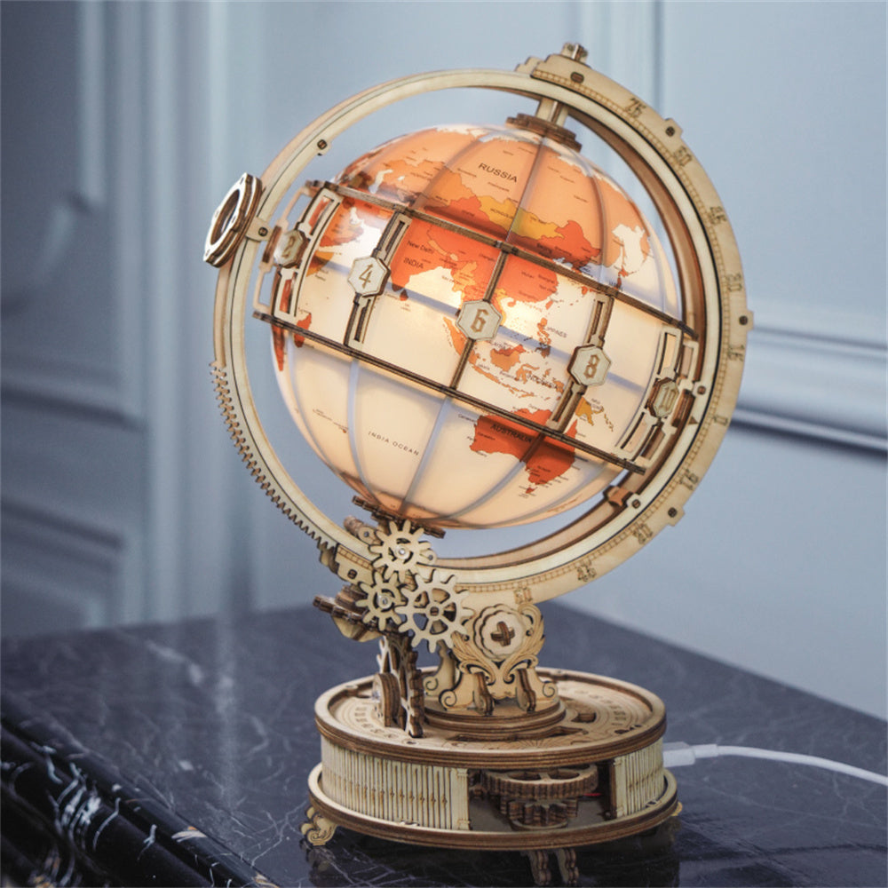Leuchtender 3D Puzzle Globus