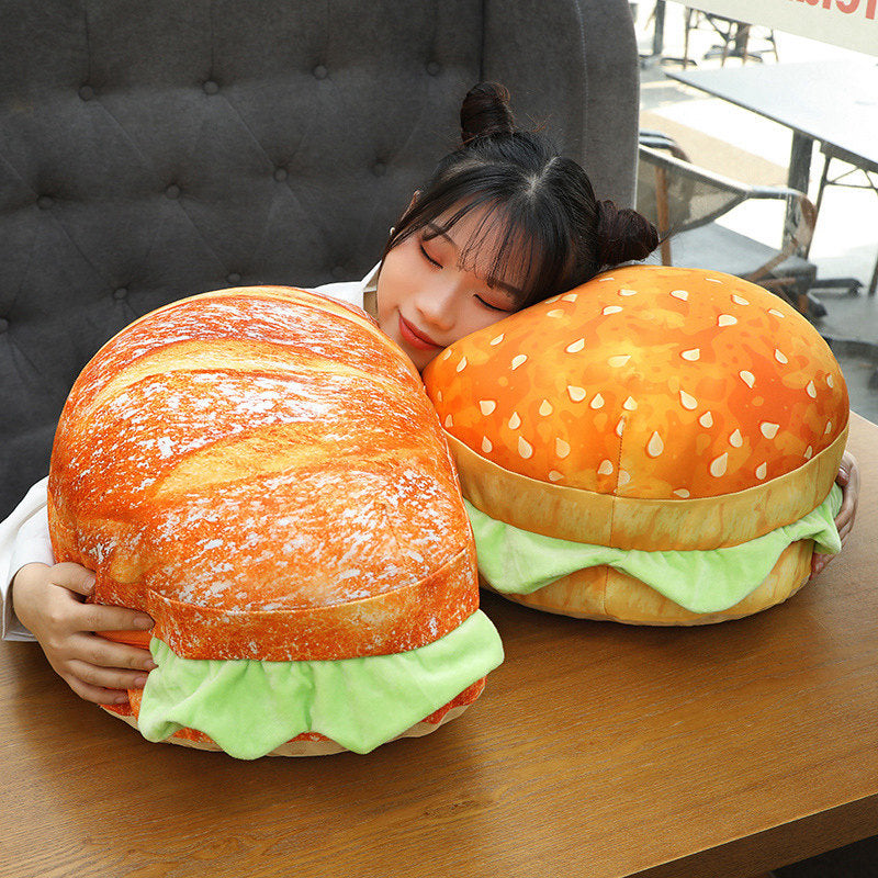2-in-1 Bequemer Hamburger Kissen Sitzpolster