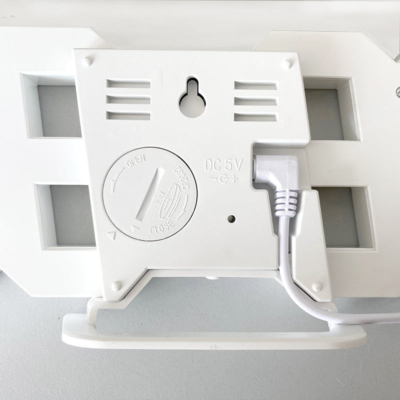 3D LED Digitalwecker für Wand - Modernes Design