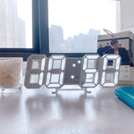 3D LED Digitalwecker für Wand - Modernes Design