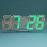 3D LED Digitalwecker für Wand - Modernes Design