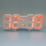 3D LED Digitalwecker für Wand - Modernes Design