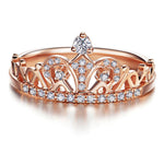Runder Ring in Roségold